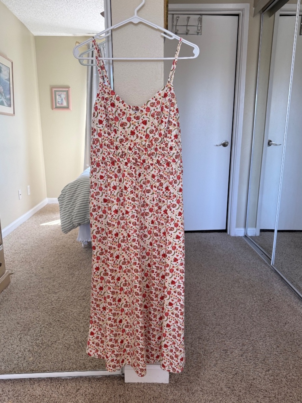 Floral fit and flare dress
